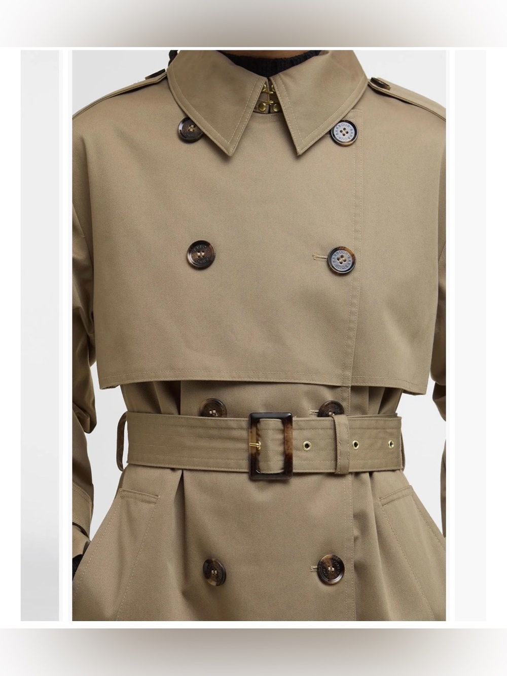 Barbour Aoife Belted Water Resistant Trench Coat - Picture 6 of 13